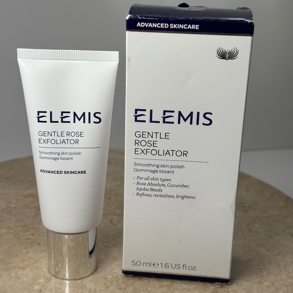Elemis Gentle Rose Exfoliator Smoothing Skin Polish 50ml 1.6oz New Boxed Sealed